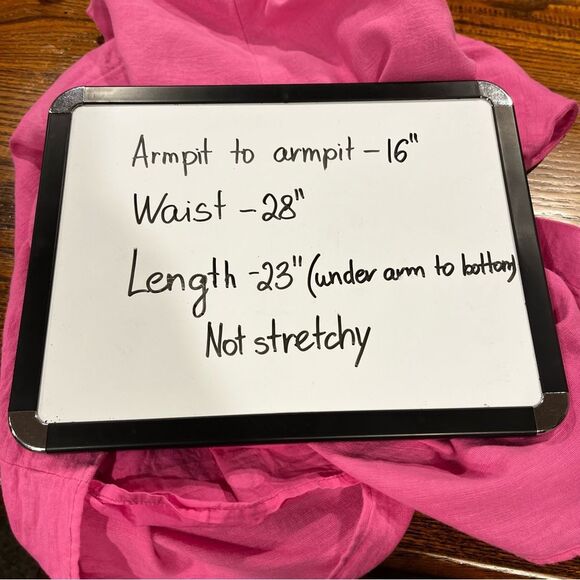 American Eagle AE Pink Wrap Button Front Mini Dress Linen Blend - Picture 10 of 14